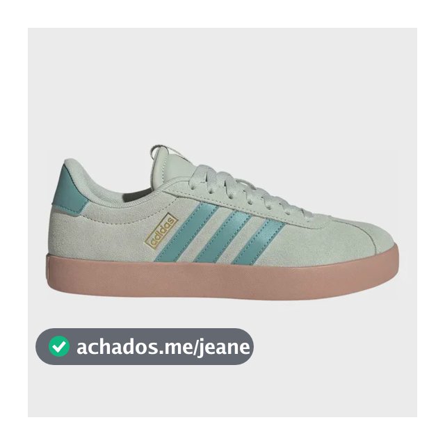 Tênis Feminino Vl Court 3.0 adidas Verde Liso 37 Br