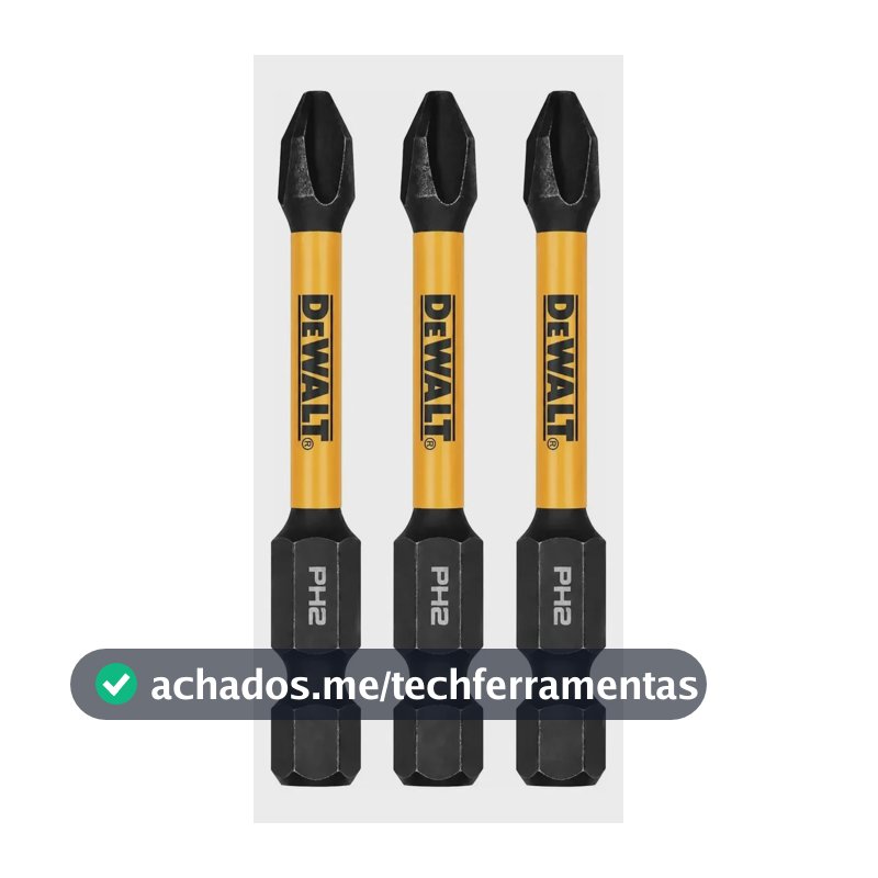 3 Ponta Bit ph2 X 57mm Dewalt Dwaf2ph2ir3