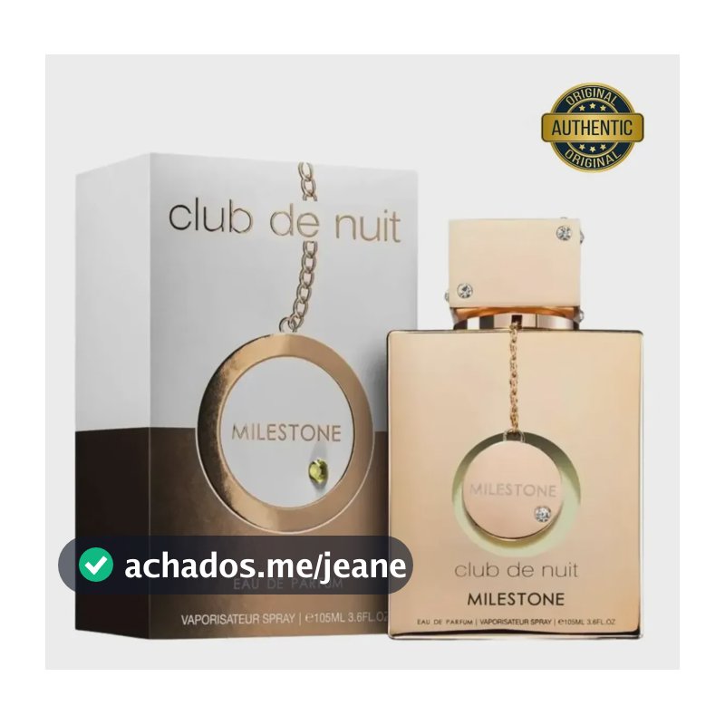 Perfume Arabe Club De Nuit Milestone Eau De Parfum 105ml