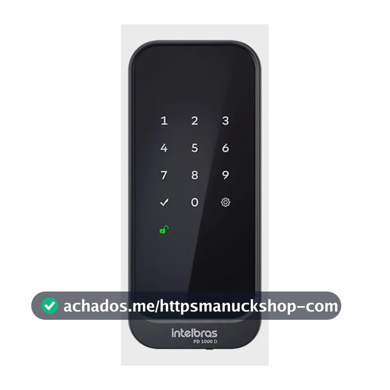 Fechadura Digital De Sobrepor Fd 1000 D Preta Intelbras