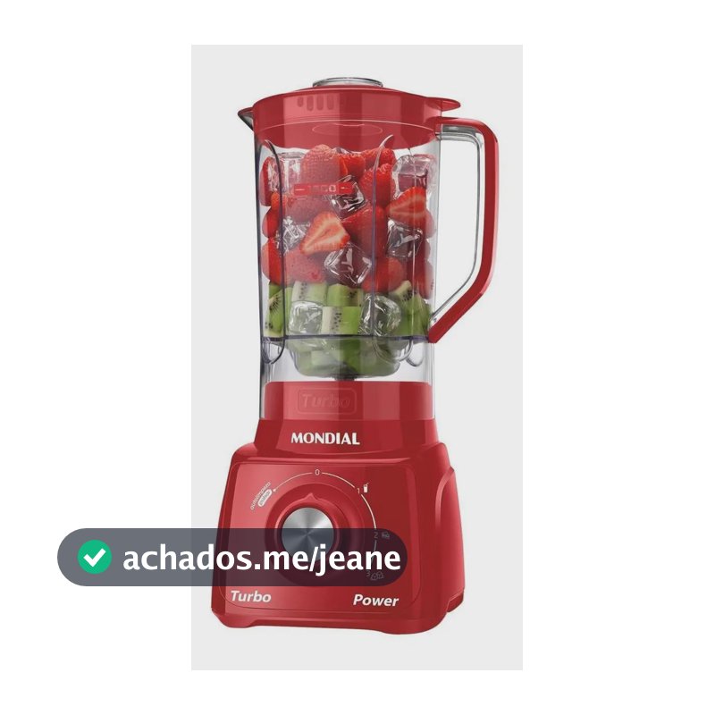 Liquidificador Turbo Power Mondial 550W L-99 FR