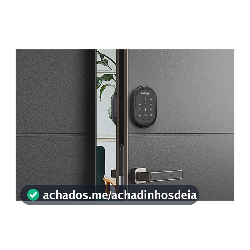 Fechadura Digital De Sobrepor Fr 102 Preto Intelbras