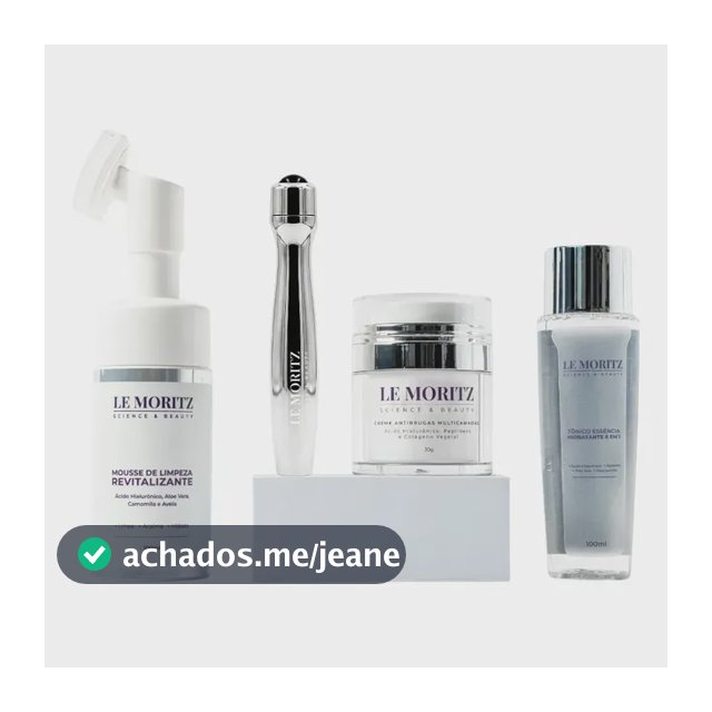 Kit de cuidado com a pele Le Moritz Skincare para pele Madura - 4 peças