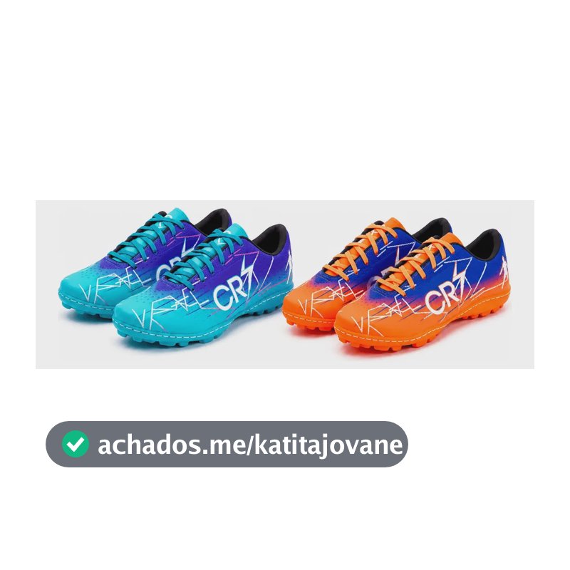 Kit 2 Pares Chuteira Futebol Campo Society Adulto Infantil Verde/agua E Laranja 36