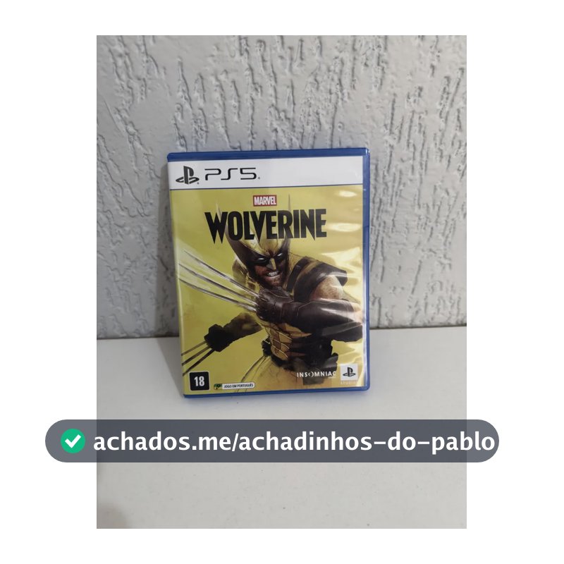Jogo Marvel's Wolverine Para Playstation 5 (físico)