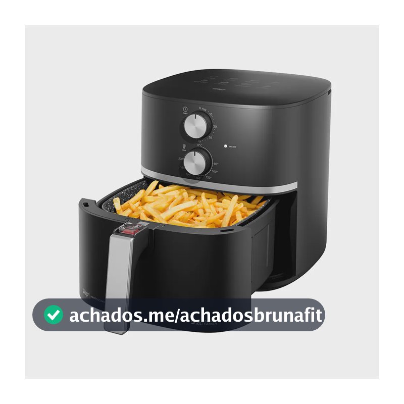 Fritadeira Elétrica Air Fryer Wap Wafg2s 5 Litros Com Revestimento Antiaderente 1500w 220v