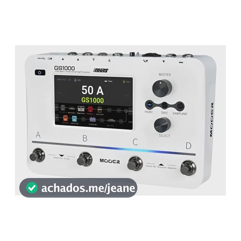 Pedaleira Multiefeitos Para Guitarra - Gs1000 Mooer