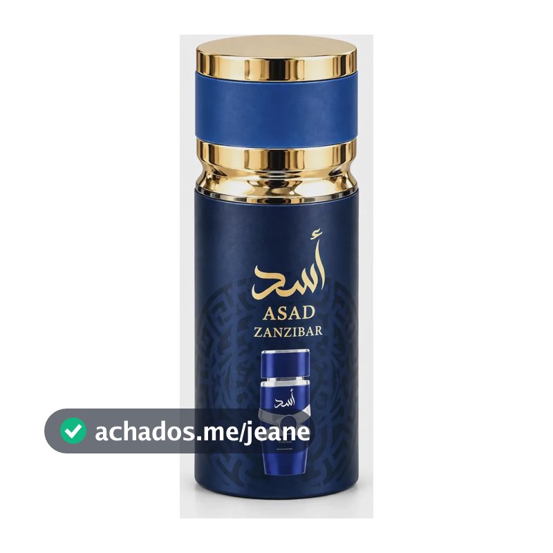 Asad Body Splash Masculino Amadeirado Árabe Marcante 90ml