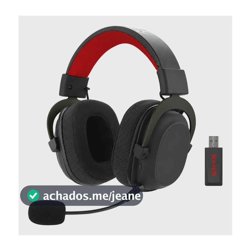 Headset Redragon Zeus Pro Wireless H510-pro Preto