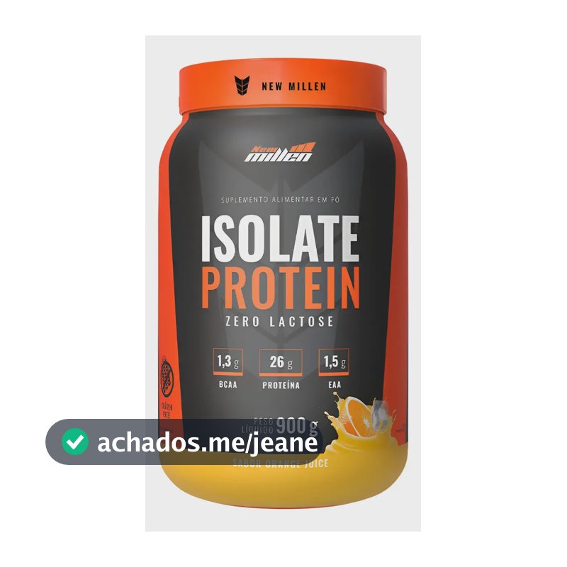 Isolate Protein Pote 900g - New Millen Sabor Suco De Laranja