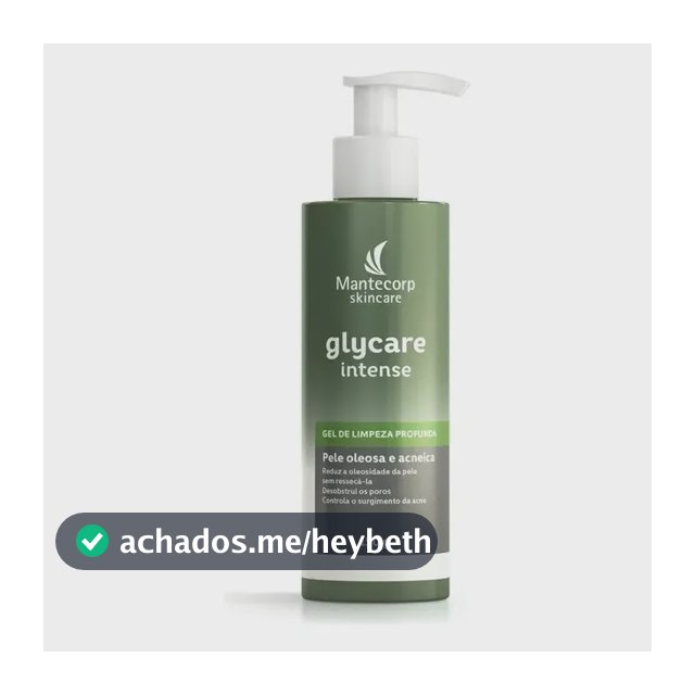 Gel De Limpeza Profunda Mantecorp Skincare Glycare Intense Oleosa Dia/noite