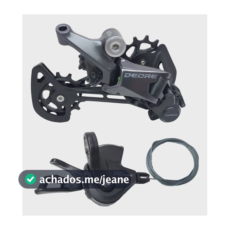 Kit Shimano Deore M6100 12v Câmbio Mais Alavanca Trocador