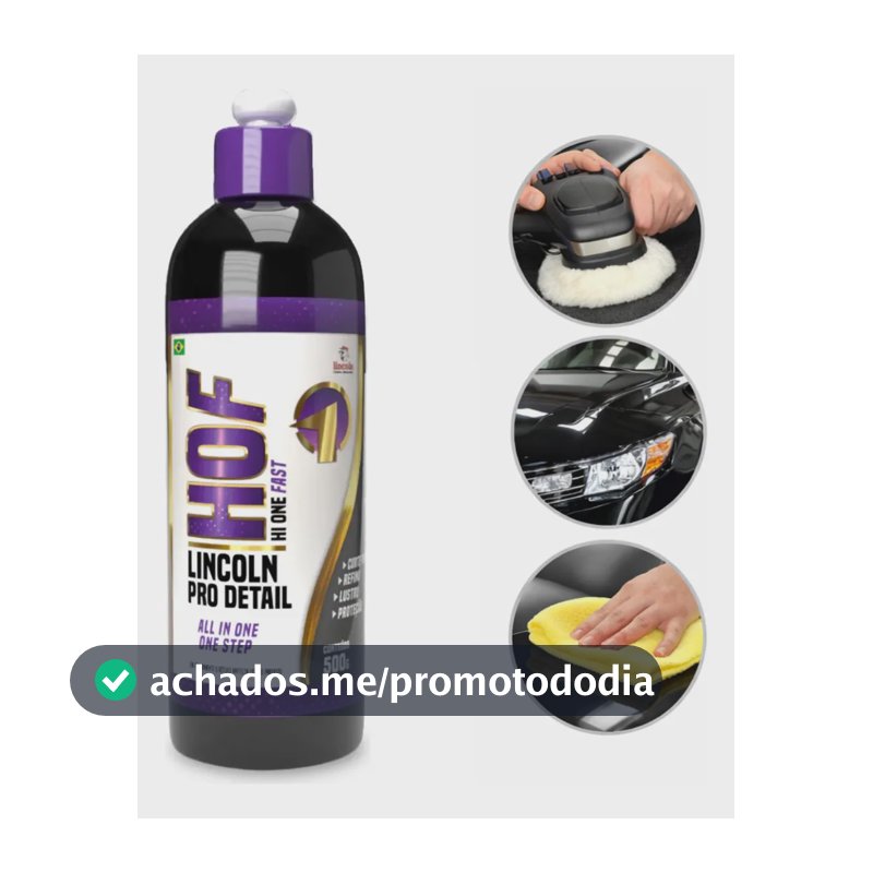 Composto Polidor Hof 4 Em 1 Corte Lustro Refino Lincoln Branco 127v