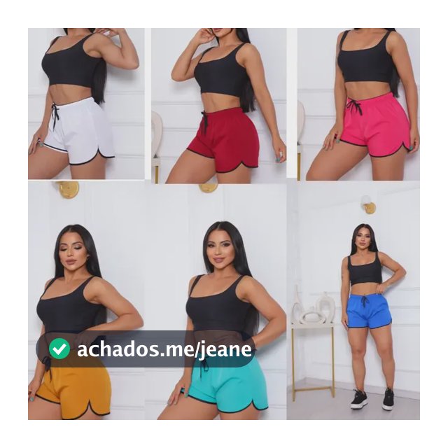 Kit 3 Shorts Feminino Tactel Treino Academia Praia Shortinho