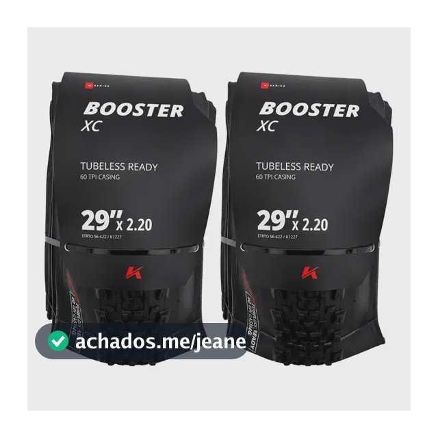 Par Pneu Booster Xc Elite K1227 Sct 29x2.20 Kvl Tubeless Mtb Preto