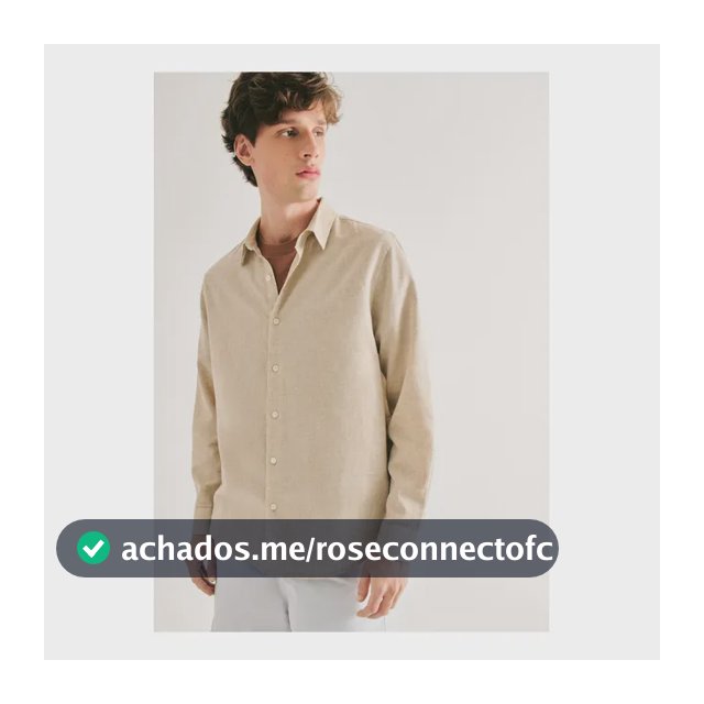 Camisa Masculina Manga Longa Slim Com Linho Hering