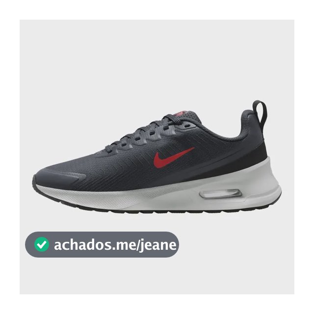 Tênis Nike Air Max Nuaxis Masculino Preto/vermelho 42 Br