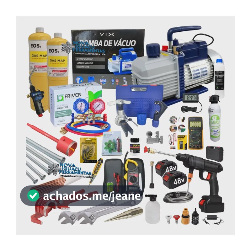 Kit Ferramentas P/ Refrigeração Ar-condicionado Split