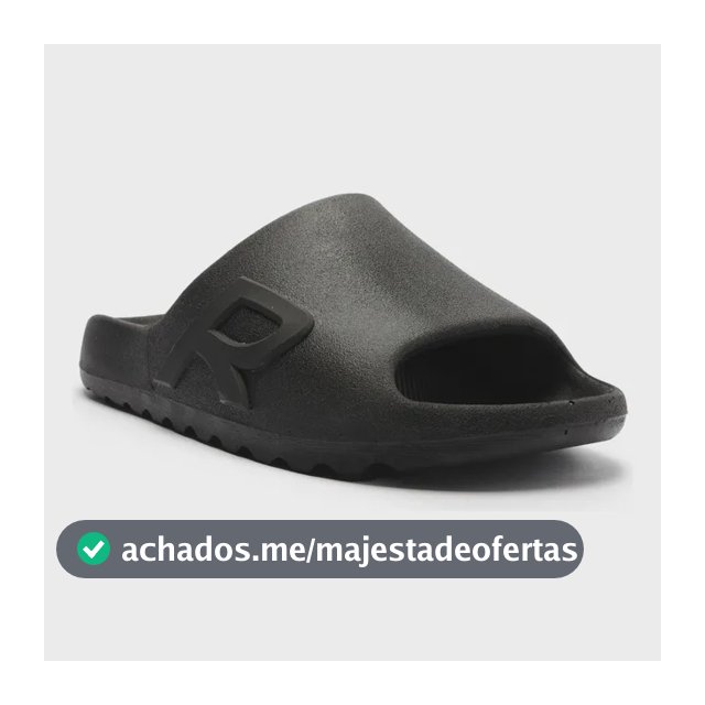 Chinelo Masculino Reserva Go R7508000020003u Preto Liso 43/4