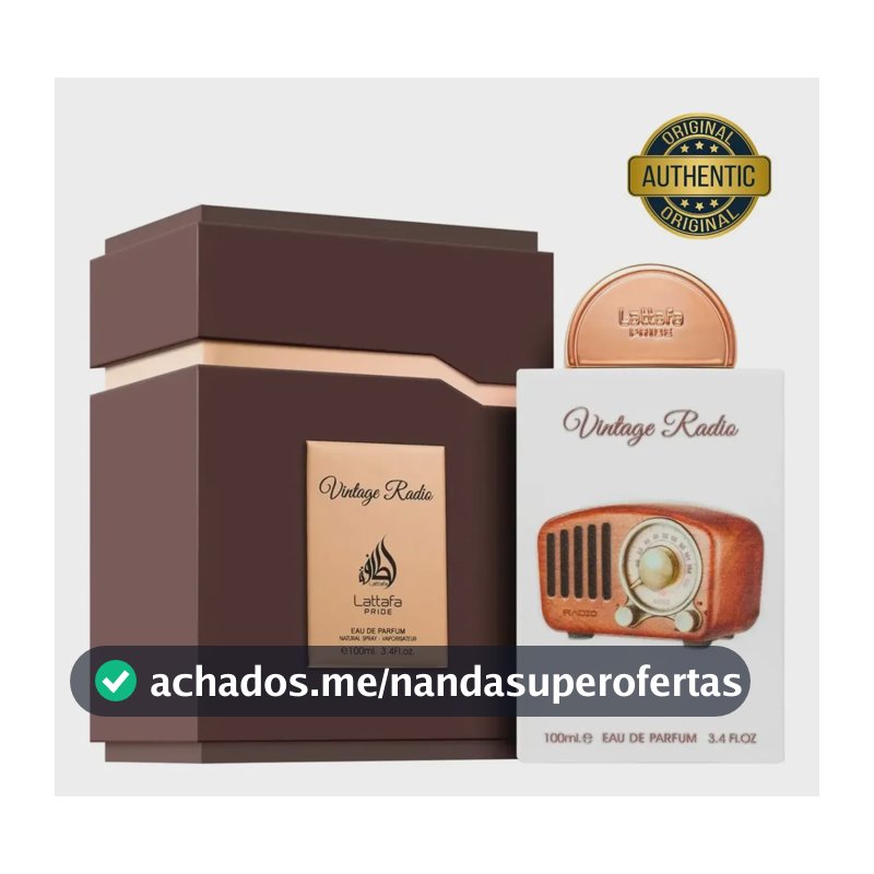 Perfume Arabe Vintage Radio Edp Lattafa Pride 100ml