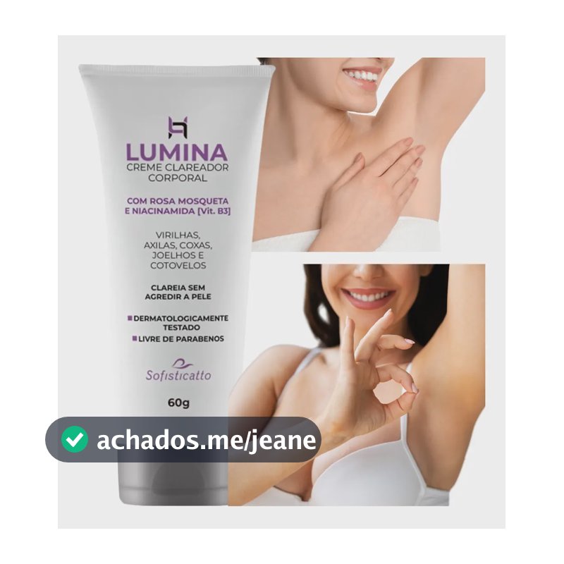 Creme Clareador De Virilha Axila Cotovelo Joelho Corpo Todo