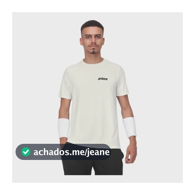 Camiseta Prince Dotdry Branca
