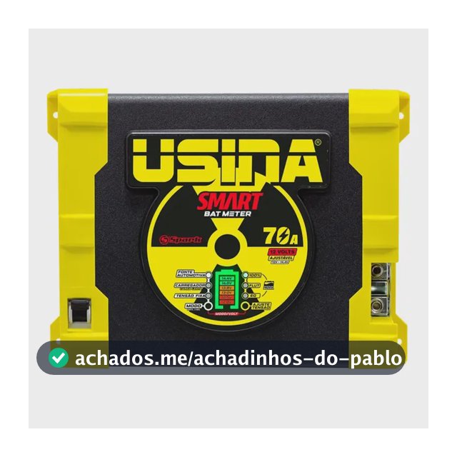 Fonte Carregador Spark Usina Smart 70A Bivolt 12,5V 14,4V