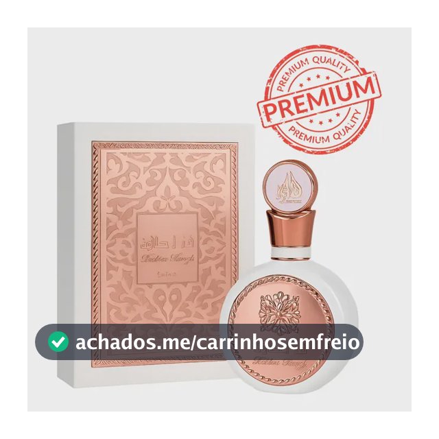 Perfume Árabe Feminino Fakhar Rose Lattafa Edp - 100ml Original Importado Premium