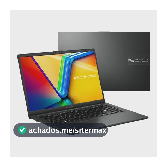 Notebook ASUS VivoBook Go 15, AMD Ryzen 5 7520U, 8GB RAM, 512GB SSD, KeepOS/Linux, Tela 15,6" FHD, Mixed Black - E1504FA-NJ732