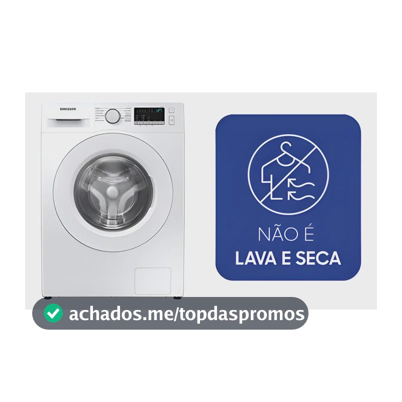 Lavadora Digital Inverter Samsung Ww11t Branca 11kg Cor Branco