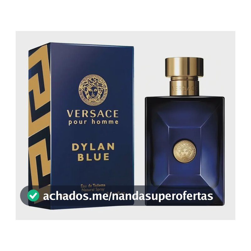 Versace Dylan Blue Pour Homme Edt - Perfume Masculino 100ml