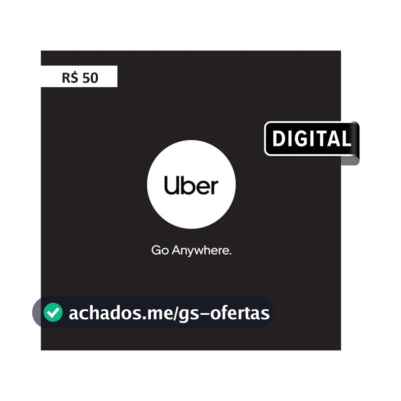 Uber Gift Card R$50 (Digital)