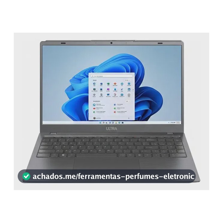 Notebook Win 11 Home Tela 15.6 Pol. 8gb, 128gb Ultra - Ub366 Cinza
