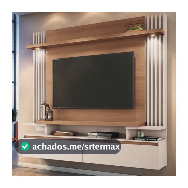 Rack Com Painel Para Tv Até 60 Polegadas Manu 1,80m Bege