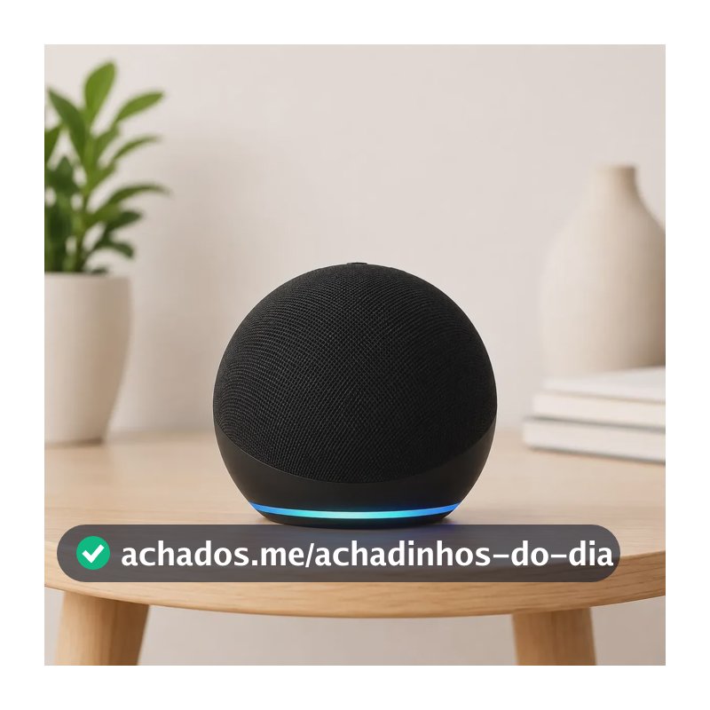 Alaxe Caixa De Som Inteligente Comando Voz Portátil Bluetoot Preto