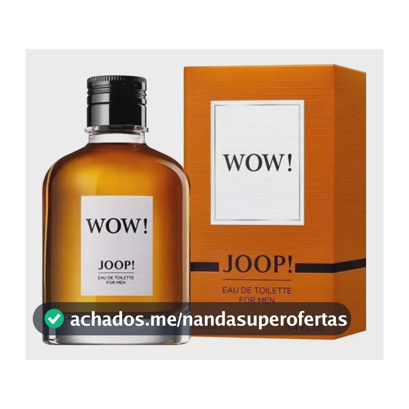 Perfume Wow Joop Eau De Toilette For Men 100ml
