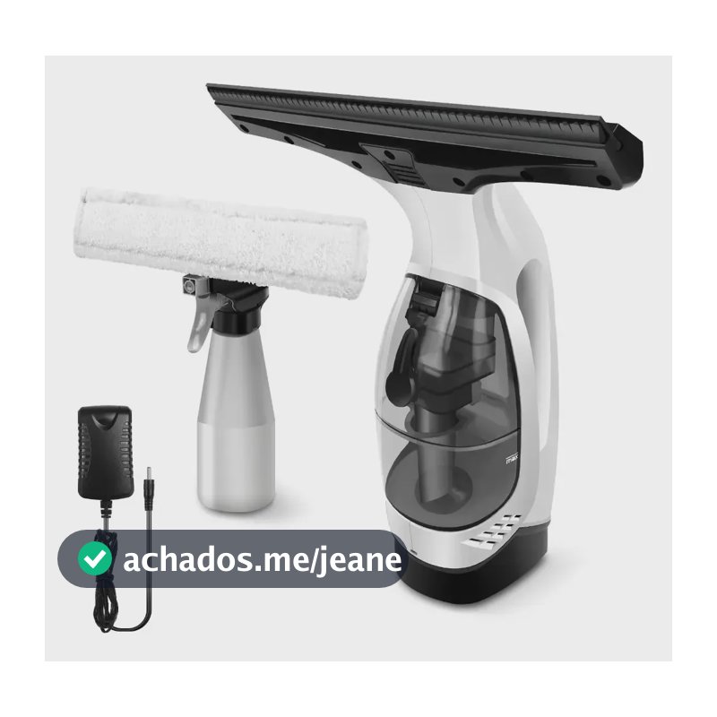 Limpador De Vidro E Janela Elétrico Recarregável Sem Fio  127/220v