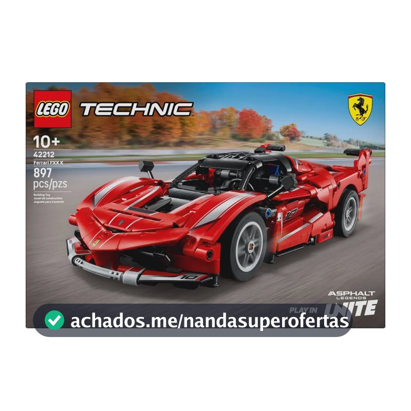 Lego® Technic Ferrari Fxx K; Kit Stem Modelo De Carro 42212 897 Lego Technic