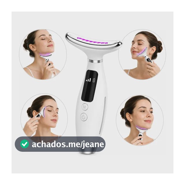 Aparelho Massageador Facial Pescoço Efeito Lifting Aleatório Bivolt