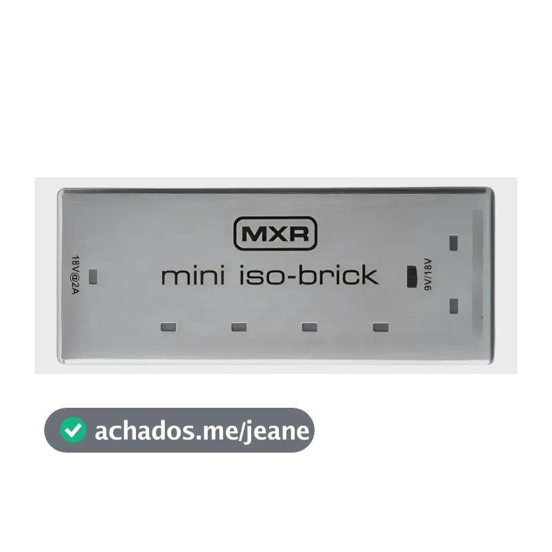 Fonte Pedais Mxr M239 Mini Iso Brick  C/ Nota Fiscal  9/18v