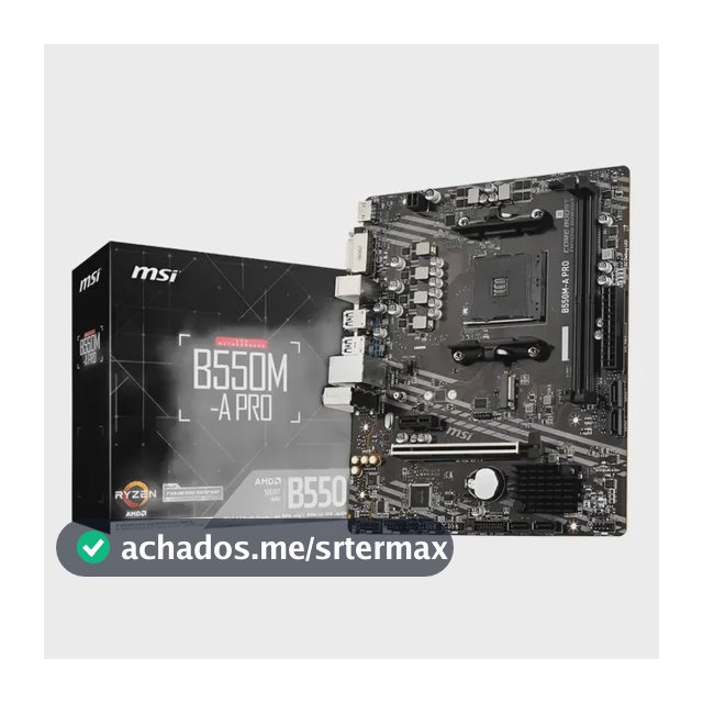 Placa-mãe Am4 Msi B550m A Pro Msi