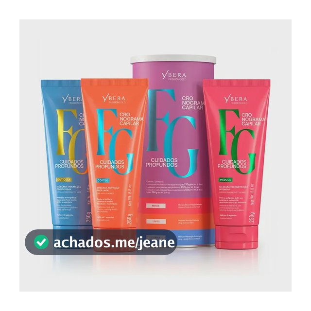 Kit Cronograma Capilar Cuidados Profundos - Fashion Gold