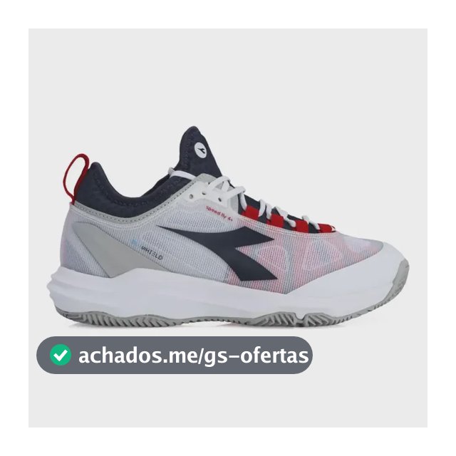Tênis Diadora Speed Blushield Fly 4 + Clay Branco Marinho Branco 41 Br