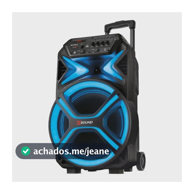 Caixa Amplificada CM-550-L 550w Rms Preta Mondial Bivolt Preto