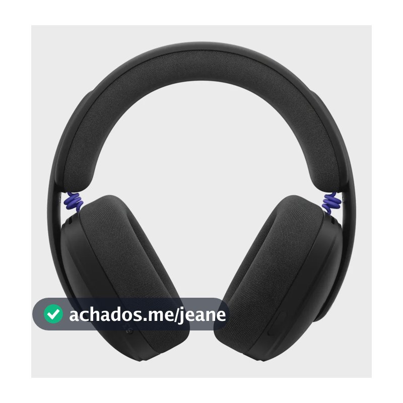 Headset Gamer Sem Fio Logitech G325 LIGHTSPEED, Bluetooth, para PC, PlayStation, Nintendo Switch 1 e Switch 2 – Preto