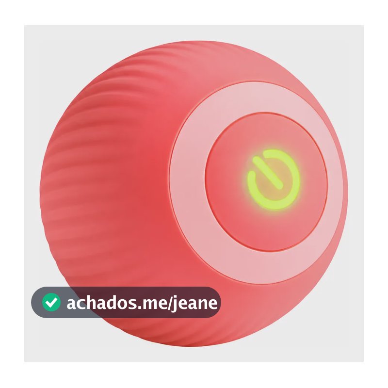 Bola Interativa B-max Bm-f1693 Recarregável Para Pets Rosa