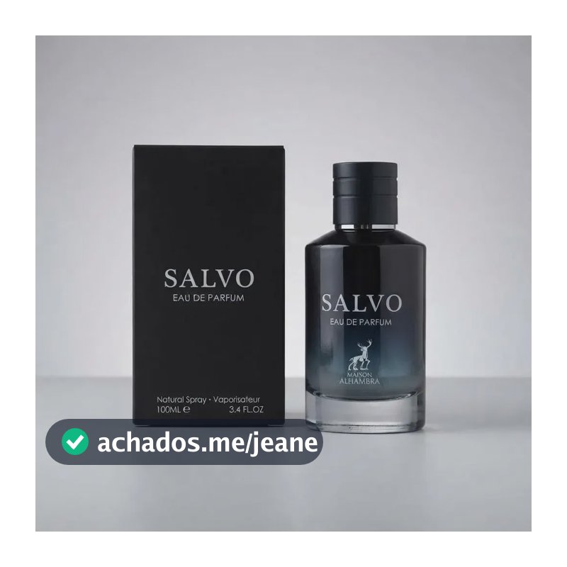 Perfume Salvo Alhambra Arabe Masculino Eau De Parfum 100ml Maison Alhambra