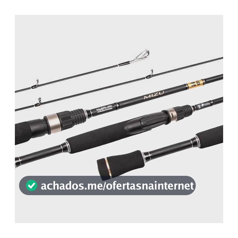 Vara Para Molinete Mizu S-622l 1,86mts 6-12lbs 2 Partes - Maruri