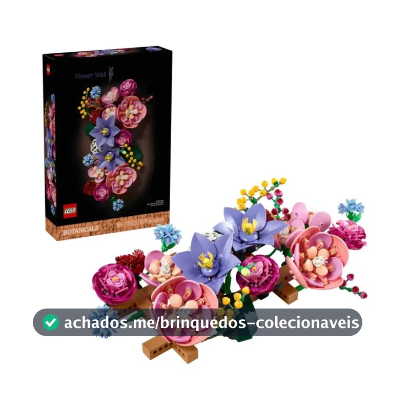 Parede floral arável da coleção Lego Botanicals 18+ 11503 879