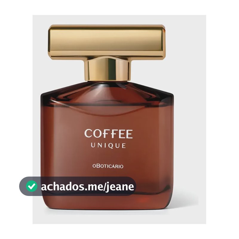 Perfume Masculino O Boticário Coffee Unique Fougére Oriental